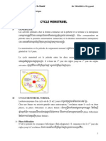 Cycle Menstruel (Word) PDF