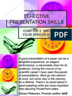 Presentation Skills_writing Out Your Speech in English