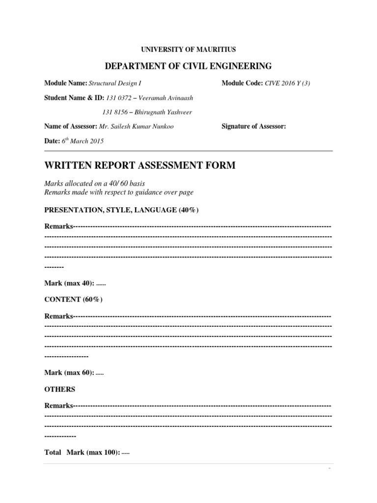 Structural Design I - Steel Assignment | PDF | Beam (Structure ...
