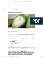 Beneficios Del Chayote - Diabetes, Bienestar y SaludDiabetes, Bienestar y Salud