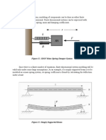 Theory: Figure X: 1DOF Mass Spring Damper System