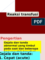 Reaksi Transfusi