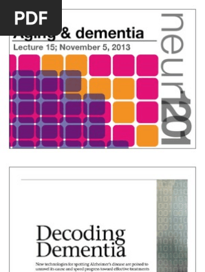 15. Aging & Dementia