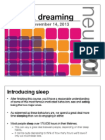 18. Sleep & Dreaming
