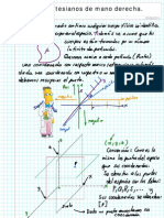 2) Marco Cartesiano de Mano Derecha. Martes 5 de Agosto de 2014