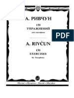 (Saxophone) a.rivchun - 150 Exercises for Saxophone