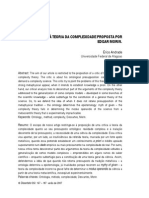 Andrade, Érico - Uma Crítica à Teoria Da Complexidade Proposta Por Edgar Morin