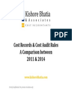 Cost Compliance Rules Comparison