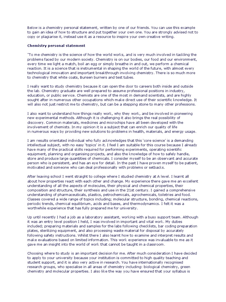 chemistry-personal-statement-chemical-substances-chemistry