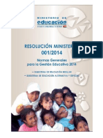 resolucion ministerial 001