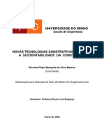 Novas tecnologias construtivas para construção sustentável