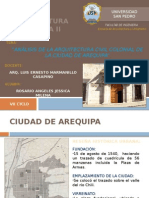 Arq Civil Colonial Arequipa