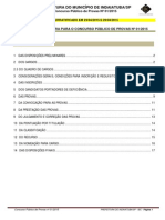 Edital - Concurso Público de Indaiatuba 2015