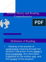 Schema Theory and Reading Comprehension