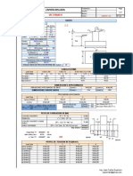 Hoja de Cálculo Para Zapatas