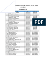 Daftar Nama Asefefnggota Kelompok Studi FMSC 2014 (Ang50)