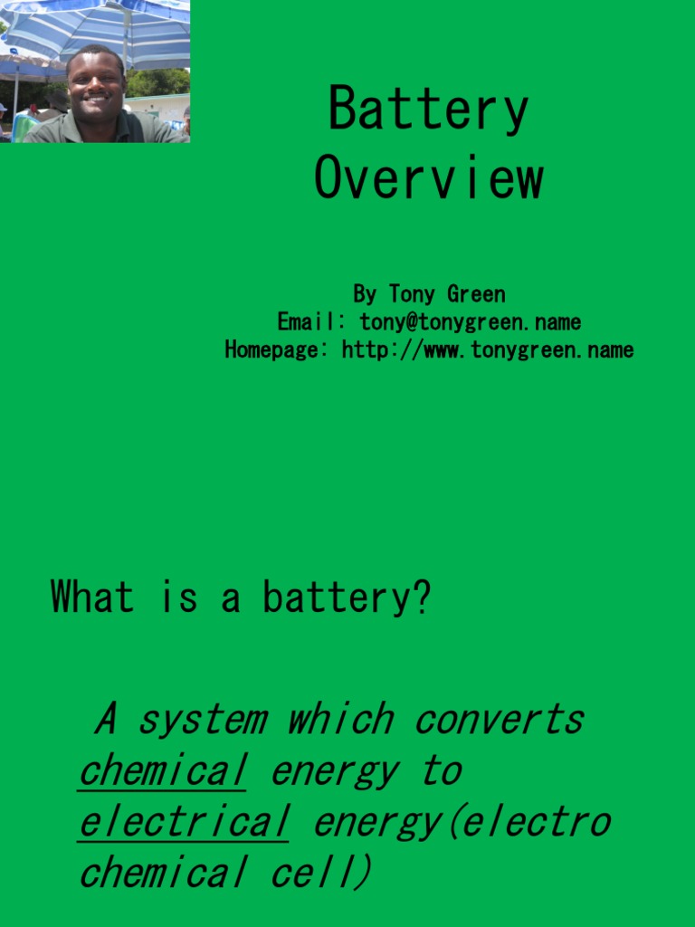 Battery Overview Basic | PDF | Rechargeable Battery | Anode