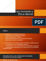 Relaciones Humanas y Ética Laboral