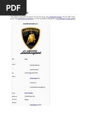 Lamborghini