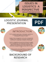 Logistic Journal Presentation