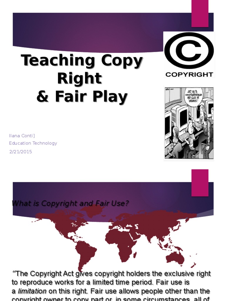 Understanding Copyright & Fair Use | PDF | Fair Use | Copyright Law Of ...