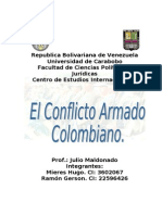 El Conflicto Armado Colombiano