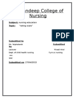 Sumandeep College of Nursing: Subject: Nursing Education Topic: "Rating Scale"