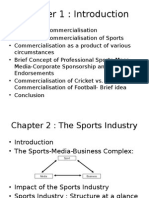 On Commercialisation of Sports