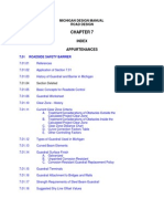 Index Appurtenances: Michigan Design Manual Road Design