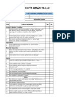 F49 Scaffold Errection Checklist