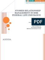 Customer Relationship Management in Idbi Federal Life Insurance