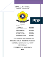 Makalah Optik Difraksi Fraunhofer 1