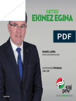 Getxo Ekinez Egina: EAJ Hauteskunde Programa 2015-2019