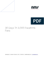 30 Days To 3,000 Facebook Fans