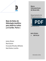 Base de Datos de Hidrología Analítica para América Latina y El Caribe