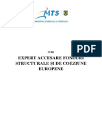 CURS Expert Accesare Fonduri UE PDF