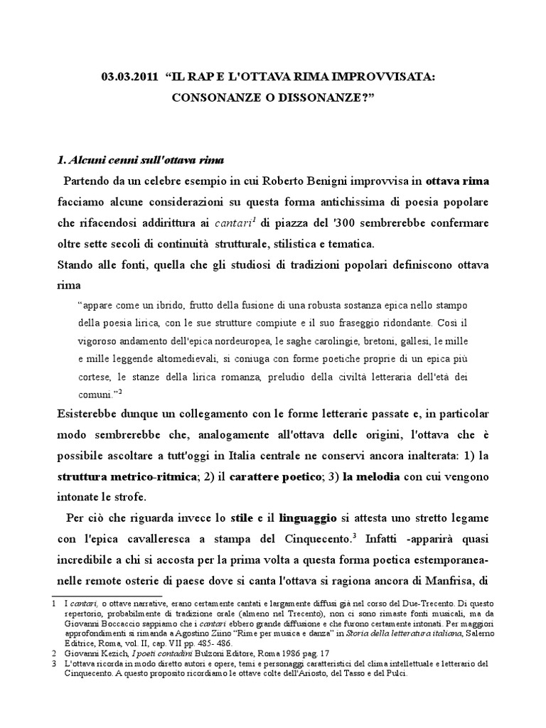 Rap - Ottava | PDF