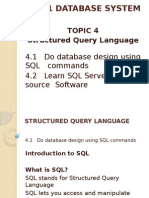 Ec601 Database System Topic 4