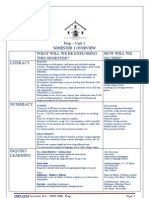 Semester Overview Unit 1 Term 1 2010