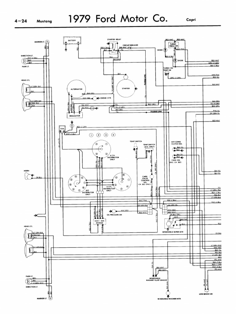 free ford mustang wiring diagrams on 1979 Mustang Wiring Diagram Infographics Conceptual Model