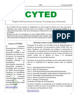 Boletín Cyted Nº20 2015 Web