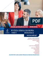 Informator 2015 - studia podyplomowe - Wyższa Szkoła Bankowa w Toruniu.pdf