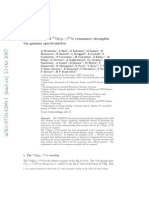 Measurement of Mg (p, γ) Al resonance strengths via gamma spectrometry