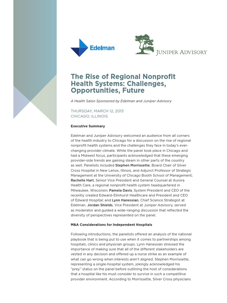 Health Salon Executive Summary Patient Protection And Affordable Care