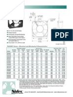 TA450DC Series - Electrical and Mechanical Characteristics