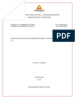 Estrutura e Analise de Demostração Financeira.docx