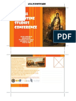 Annual Byzantine Studies Conference: 6x4.25 POSTCARD