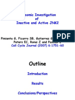 Proteomic Investigation of Inactive and Active JNK2: Cell Cycle Journal (2007) 6:1751-60