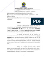 Liminar - Extinção Perda Objeto - Sales e Wellington - Fato Apreciado Em Outra Representação - Jus Esperniandi