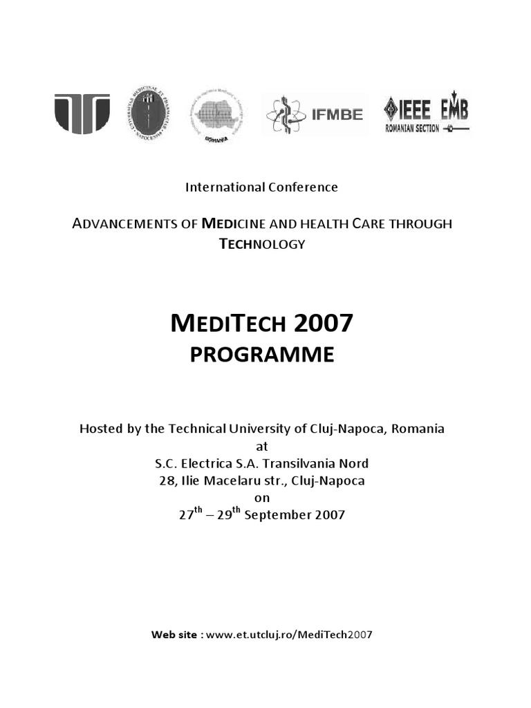 MEDITECH 2007: Advances in Health Tech | PDF | Medical Imaging | Medicine